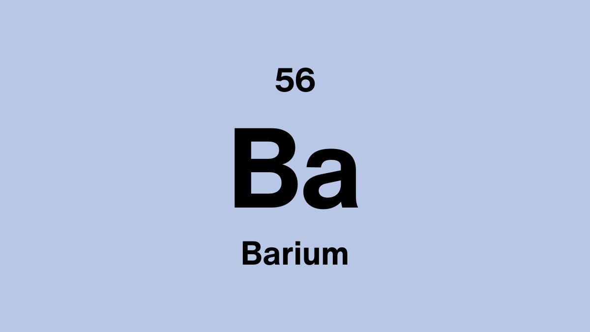 Barium element