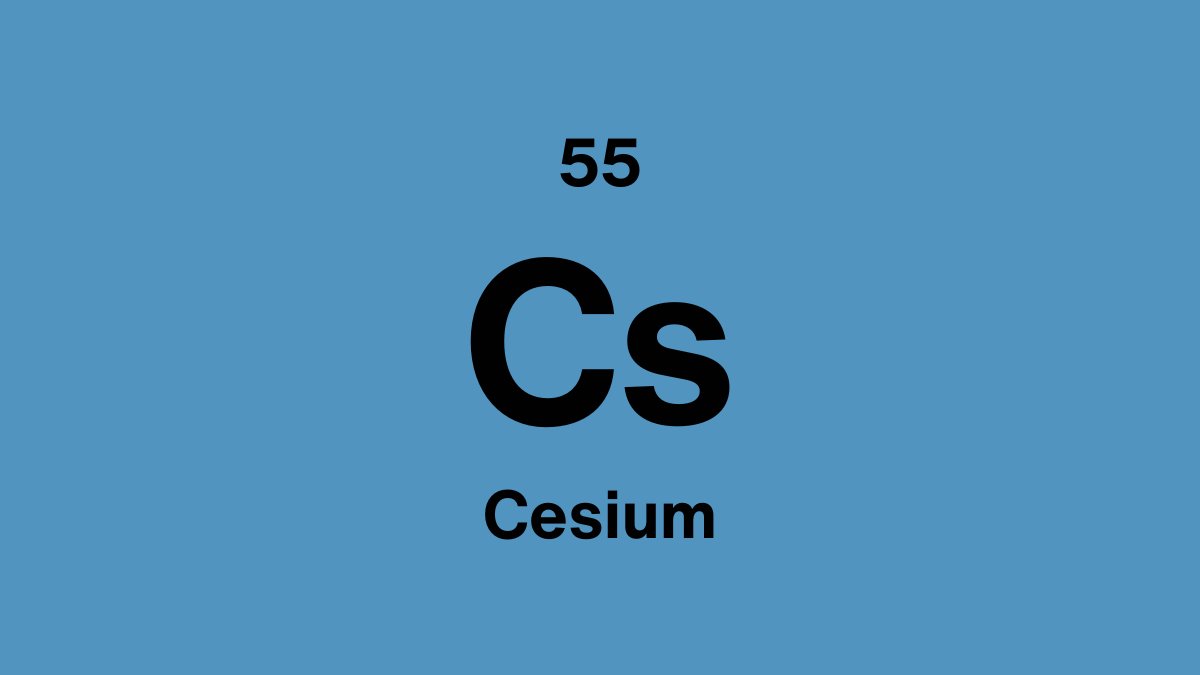 Cesium element