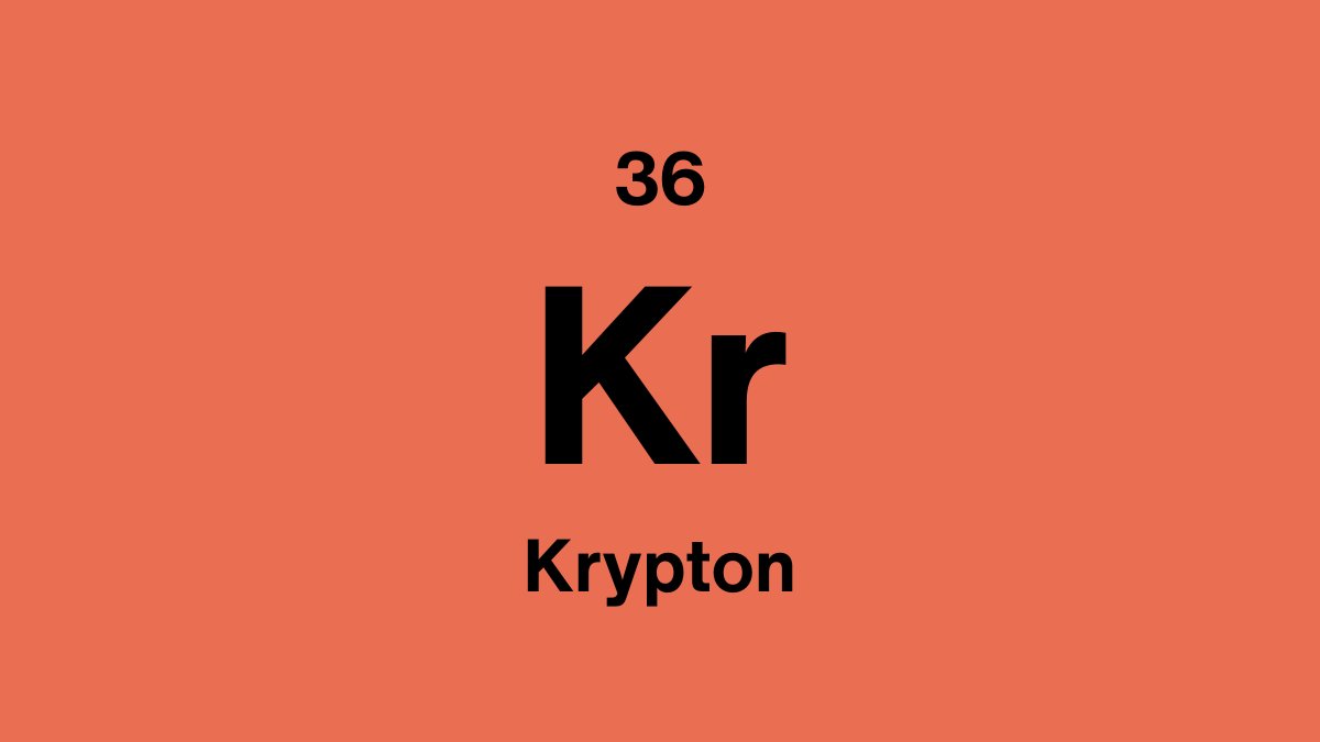 Krypton element