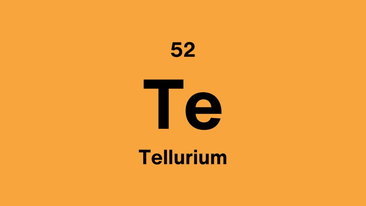 Tellurium element