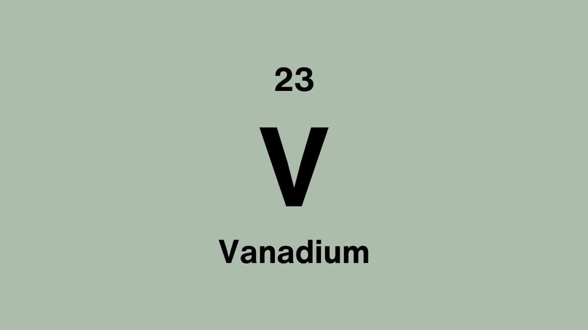 Vanadium element